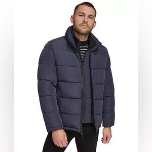 Calvin Klein Dark Blue Quilted puffer Jacket